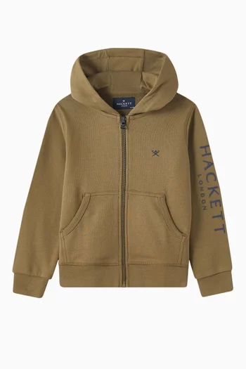 Essential Zip Hoodie in Cotton