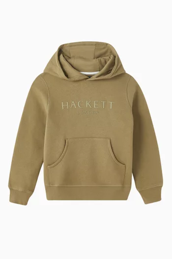 Logo Hoodie in Cotton