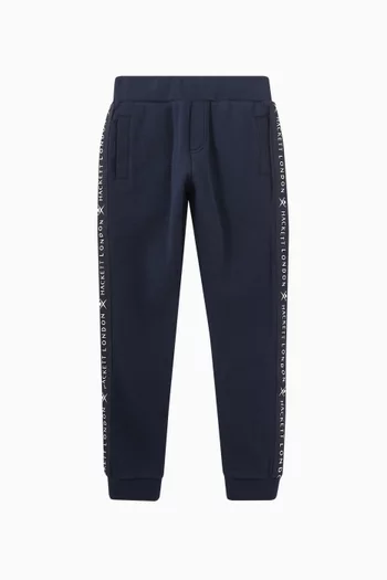 Tape Logo Sweatpants in Cotton
