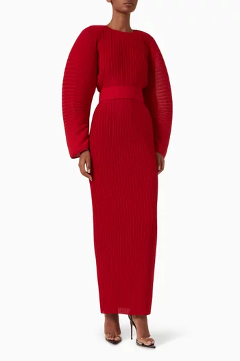 Mirabelle Cocoon-sleeve Maxi Dress