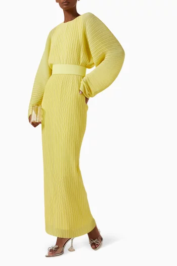 Mirabelle Cocoon-sleeve Maxi Dress