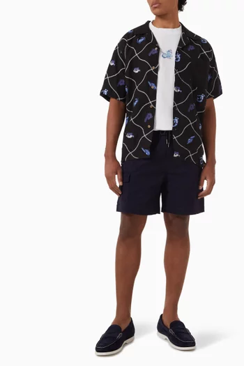 Cargo Auxiliary Shorts in Cotton