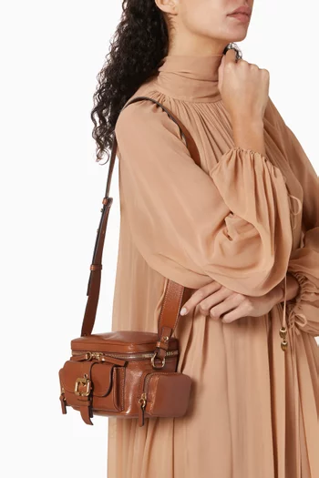 Small Camera Bag in Leather