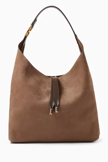 Marcie Shoulder Bag in Nubuck Leather