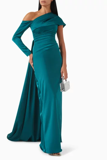 Nora One-shoulder Gown