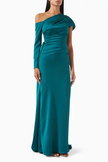 Nora One-shoulder Gown