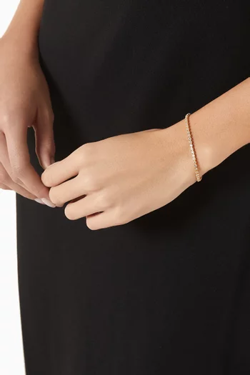 Classic Tennis Bracelet in 18kt Recycled Gold-plated Vermeil