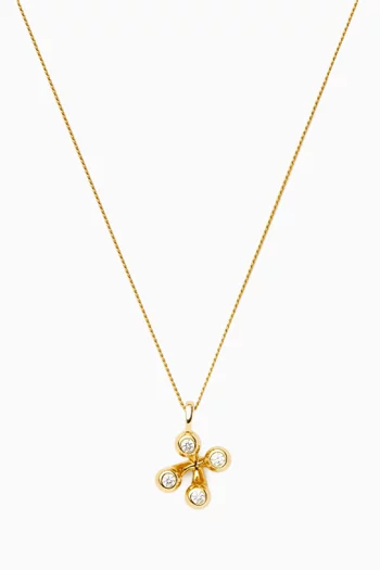 Atom Pendant Necklace in 18kt Recycled Gold-vermeil