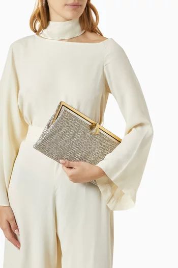 Grace Honeycomb Clutch