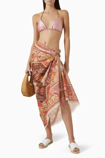 Printed Pareo in Cotton