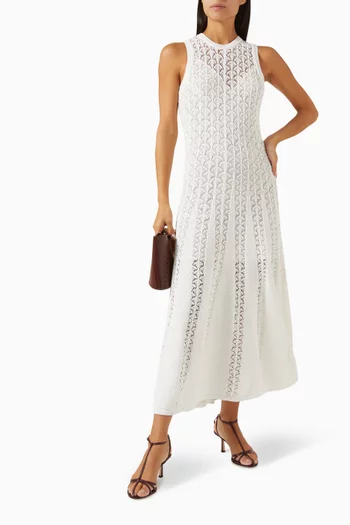 Wylie Maxi Dress in Cotton-knit