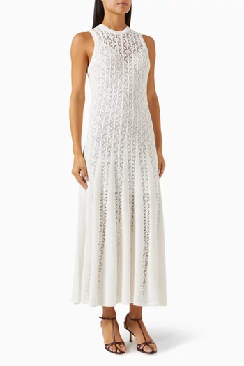 Wylie Maxi Dress in Cotton-knit