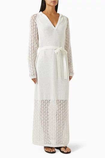 Wylie Hooded Dress in Lace