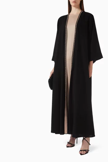 Embroidered Abaya Set