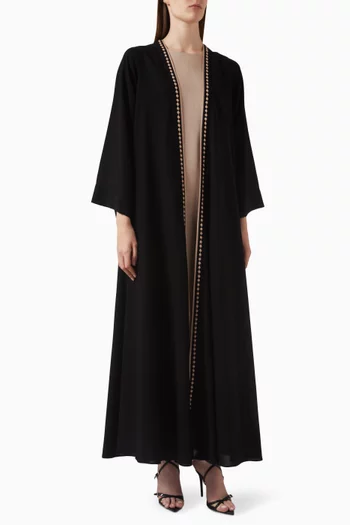 Embroidered Abaya Set