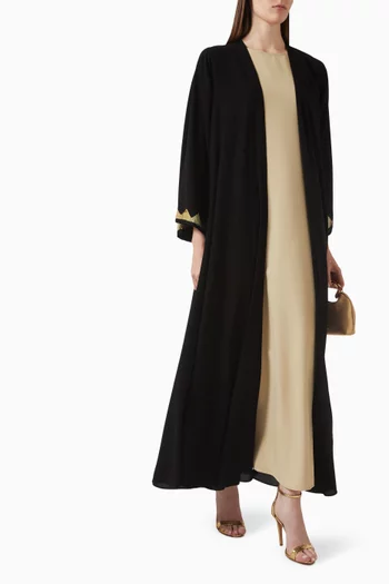 Embroidered Abaya Set