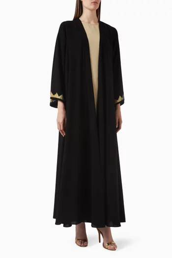 Embroidered Abaya Set