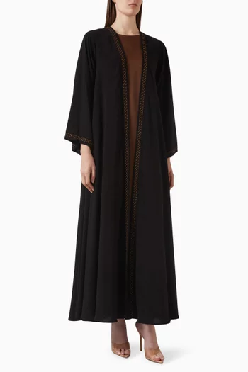 Embroidered Abaya Set