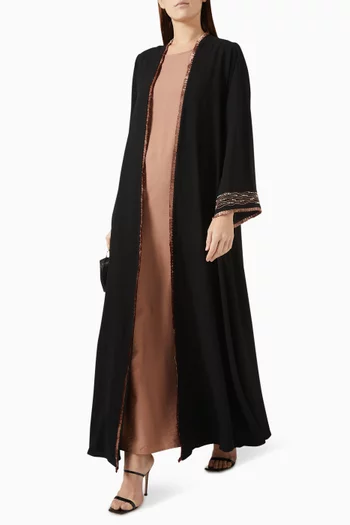 Embroidered Abaya Set