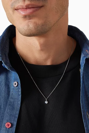 Ojos Pendant Necklace in Sterling Silver