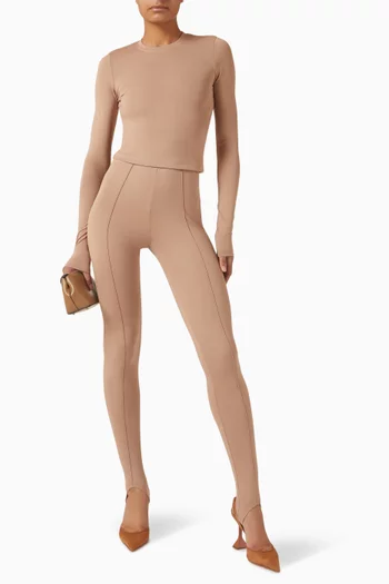 Opaque T-shirt in Italian Jersey