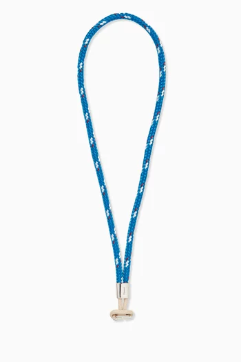 Rope Phone Strap in Sterling Silver