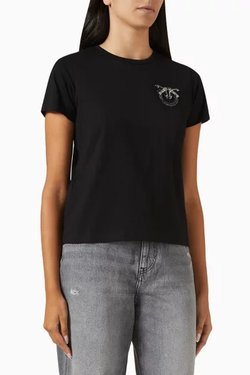 Nambrone Embellished T-shirt in Cotton-jersey