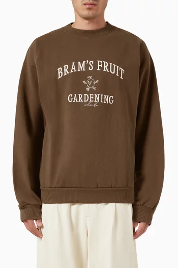 Gardening Club Crewneck Sweatshirt in Cotton