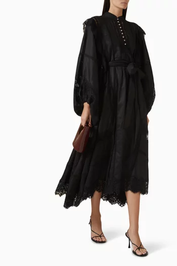 Crush Billow Dress in Lace