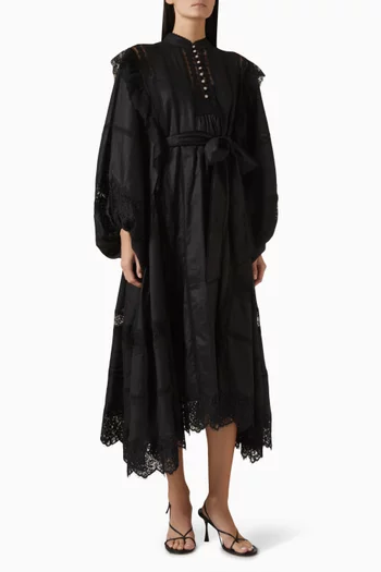 Crush Billow Dress in Lace