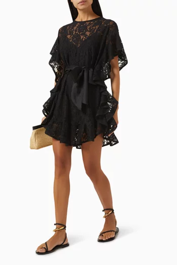 Crush Frill Tunic in Lace