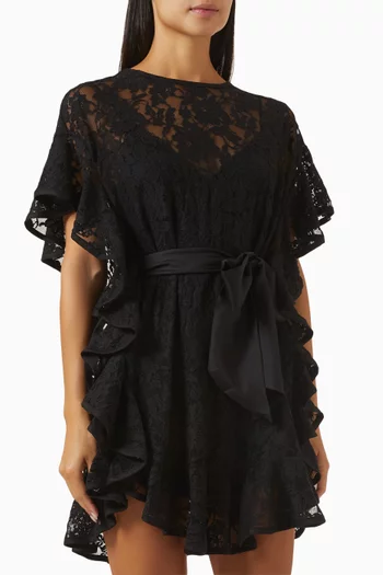 Crush Frill Tunic in Lace