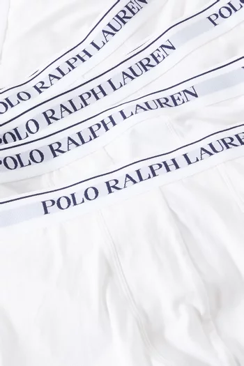 Logo Boxer Briefs in Cotton, Set of 5