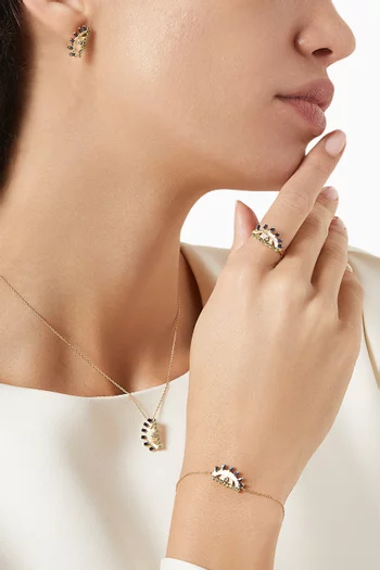 Ya Ein Najlaa Multi-stone Bracelet in 18kt Gold