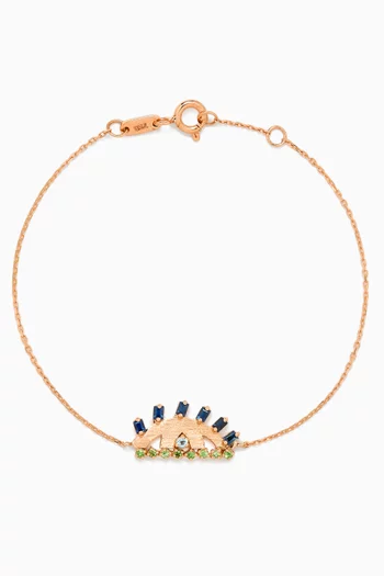 Ya Ein Najlaa Multi-stone Bracelet in 18kt Rose Gold