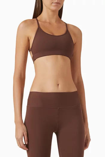 Strappy Sports Bra in Recycled Softskin100©