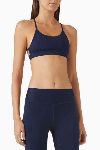 Strappy Sports Bra in Recycled Softskin100©
