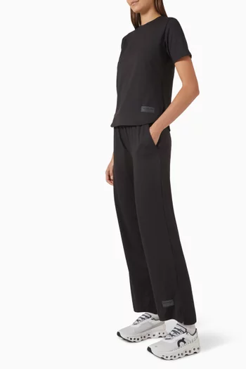 29.5" Wide-leg Sweatpants in Organic Cotton-blend