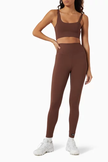 Asymmetrical Sports Bra in Soft-nylon