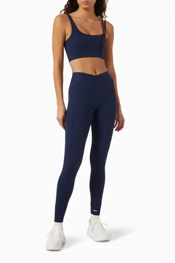 Asymmetrical Sports Bra in Soft-nylon