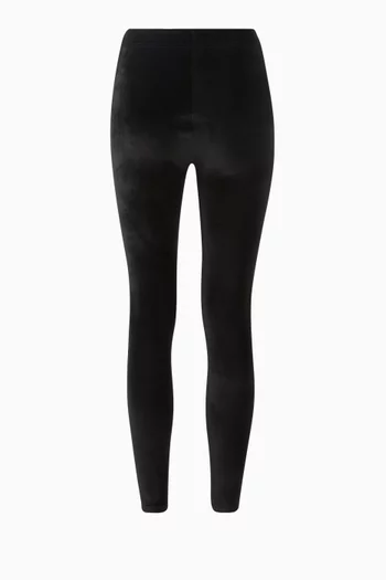 Leggings in Stretch Velour