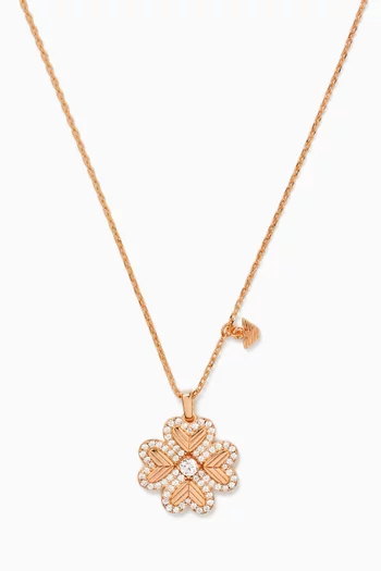 Sentimental Clover Necklace in Sterling Silver
