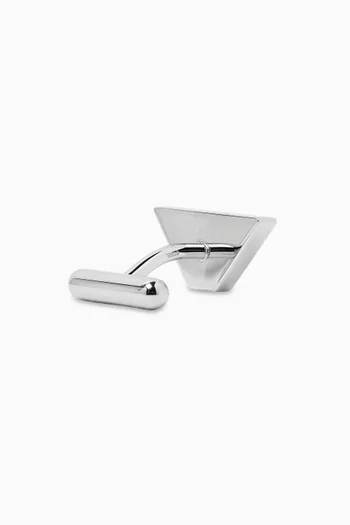 Eagle Logo Cufflinks in Stainless Steel