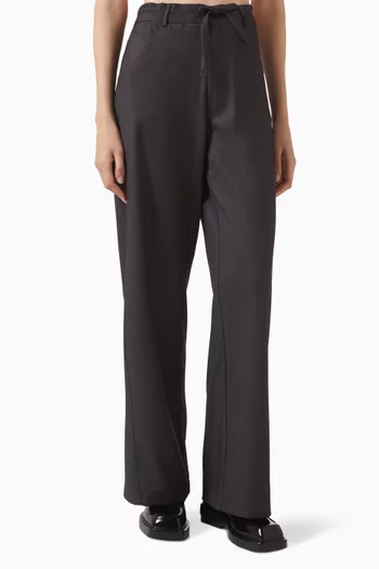 Iris Paper-bag Pants in Viscose Blend