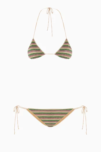 Lolita Striped Bikini Set