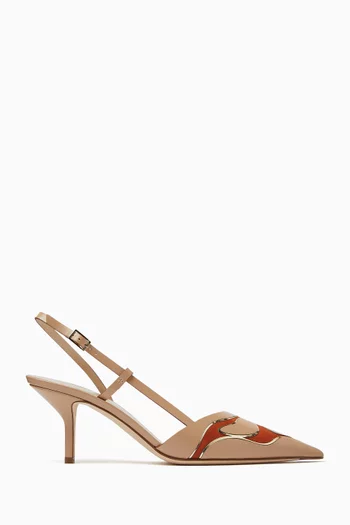 Slingback 65 Pumps in Leather