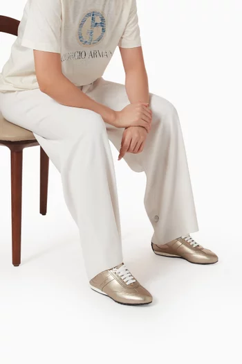 Logo Sneakers in Nappa Leather
