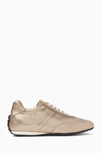 Logo Sneakers in Nappa Leather