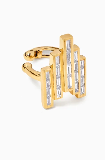 Diamond Single Ear Cuff in 18kt Yellow Gold