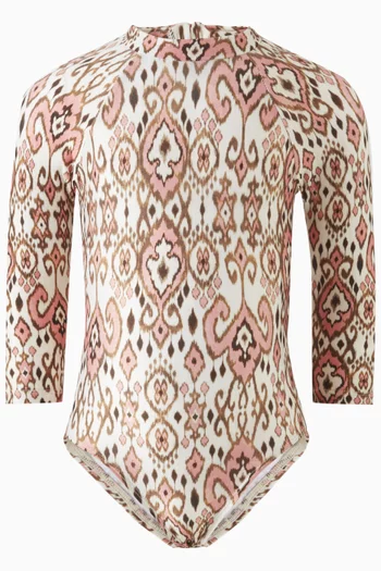 Wylie Long Sleeve One-piece Swimsuit